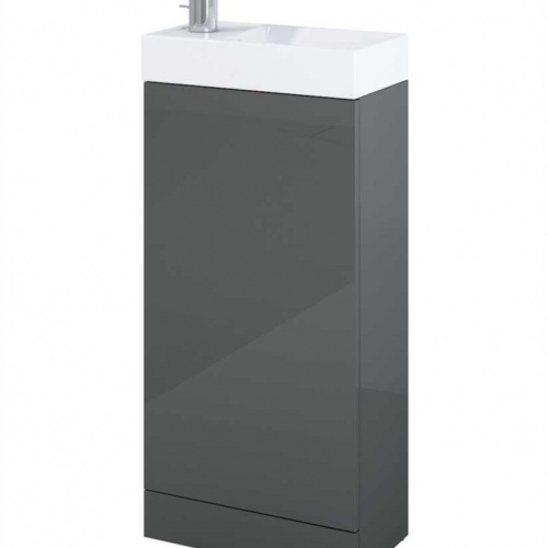 bathroom/BASGG - basgg - basle gloss grey floor standing unit