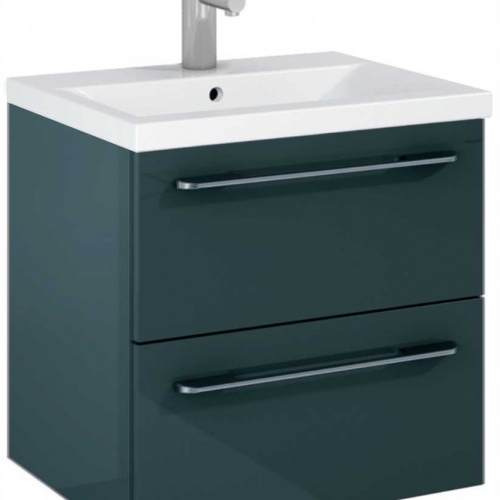 bathroom/ELTOP50GG - otto plus gloss grey 50 vanity unit