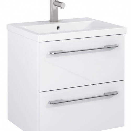 bathroom/ELTOP50WH - otto plus gloss white 50 vanity unit