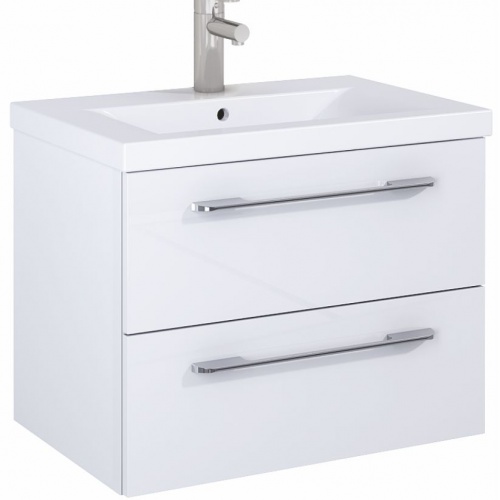 bathroom/ELTOP60WH - otto plus gloss white 60 vanity unit