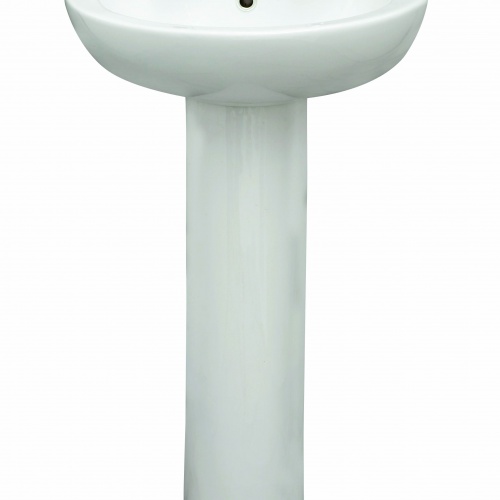 bathroom/PB007P - pb004p strata washbasin 48cm 2 tap hole pedestal 1