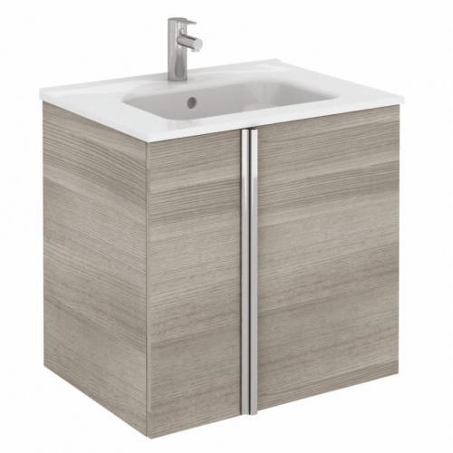 bathroom/SLMAV60DRSG - avila 60 vanity unit 2 door -slim - sandy grey