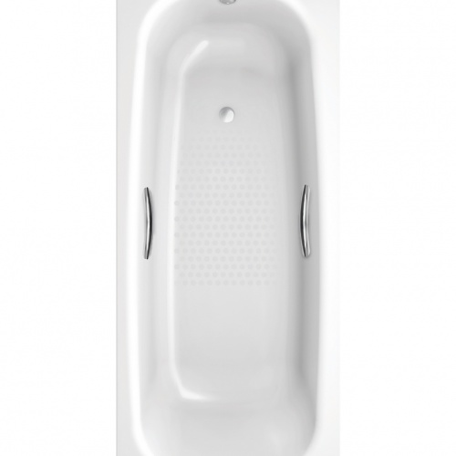 bathroom/SSB167ASGR - strata bath with anti-slip twingrips 1